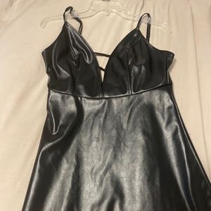 Pleather dress
